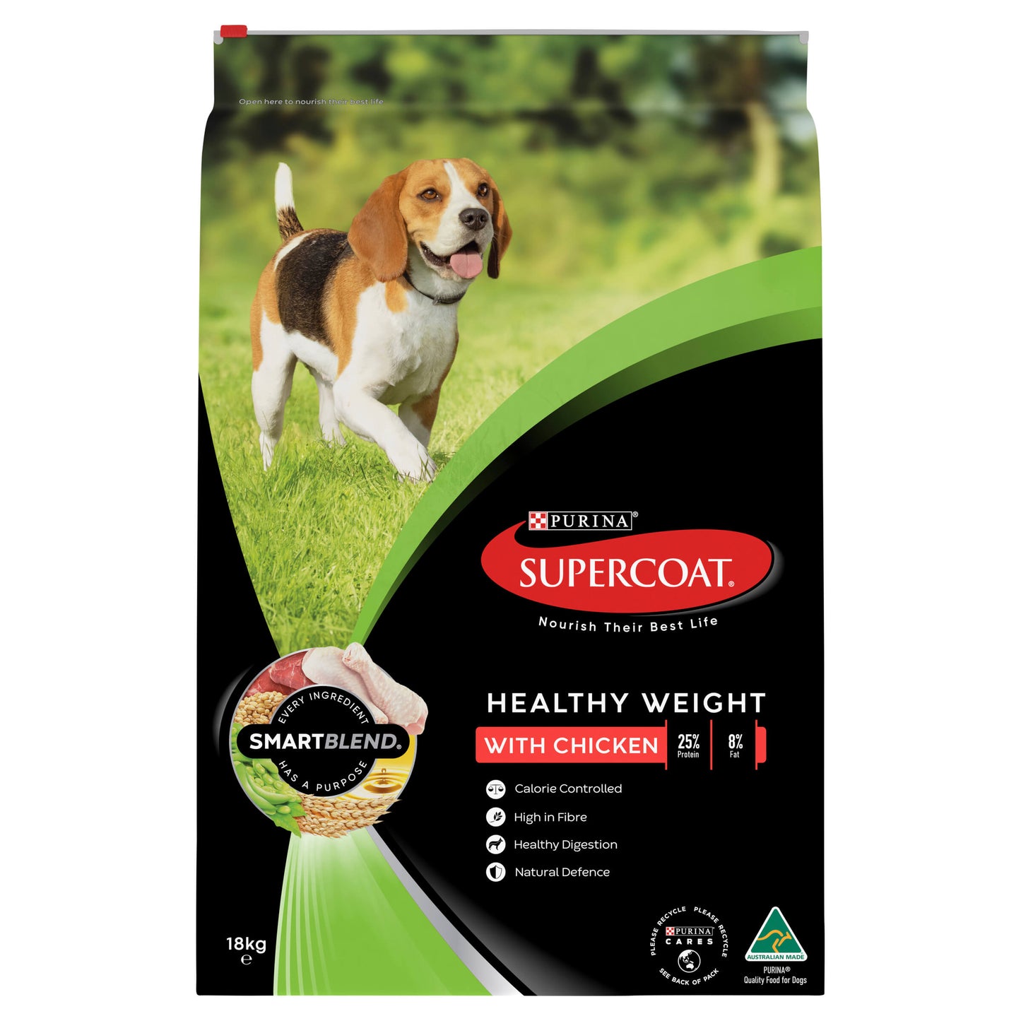 Supercoat Healthy Weight Adult Chicken Dry Dog Food