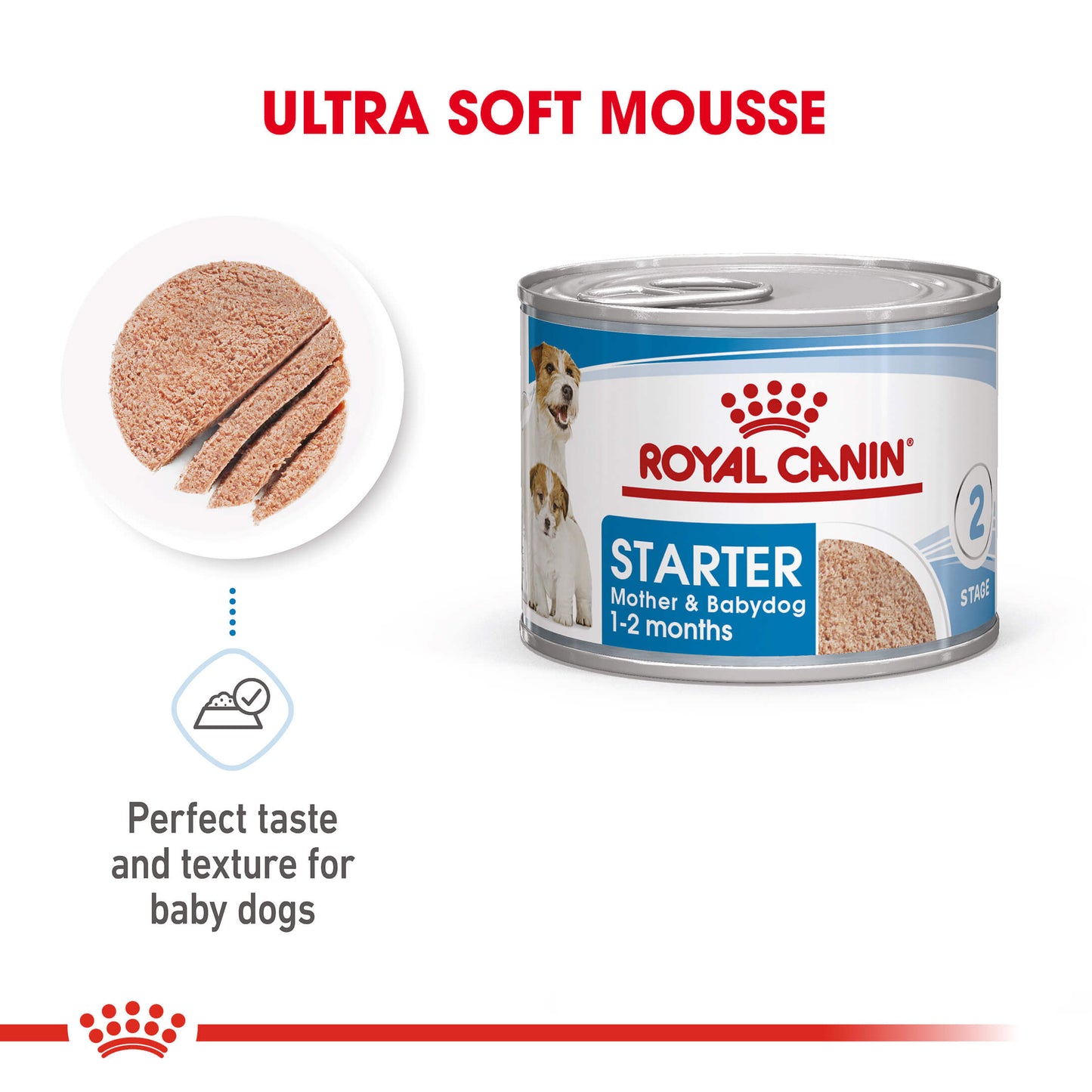 Royal Canin Mother and Babydog Mousse Dog Food Can