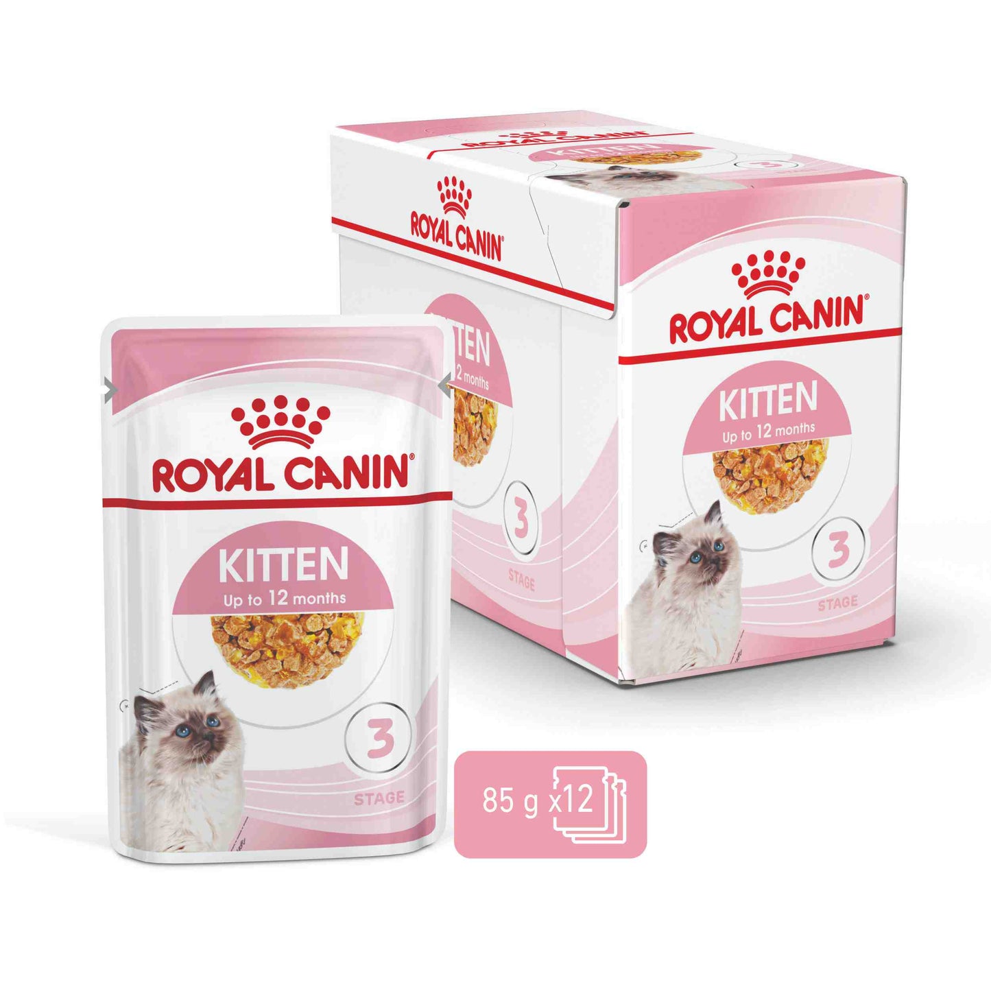 Royal Canin Instinctive Kitten In Jelly Wet Cat Food 85G