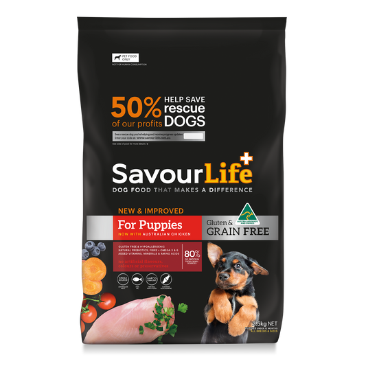 Savourlife Grain Free Puppy Std Chicken Dry Dog Food