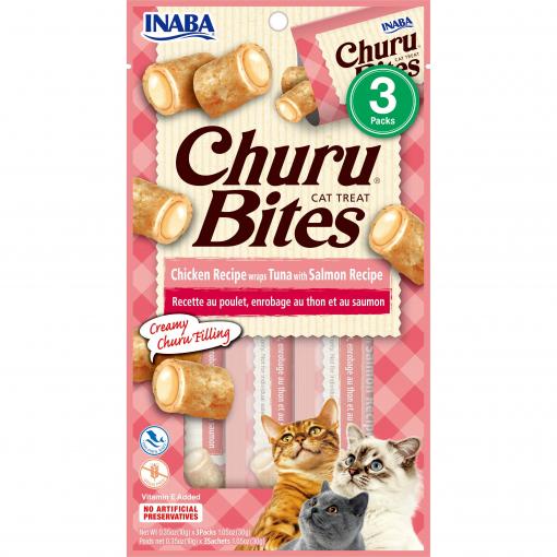 Inaba Chicken Wraps Tuna With Salmon Churu Bites Cat Treats