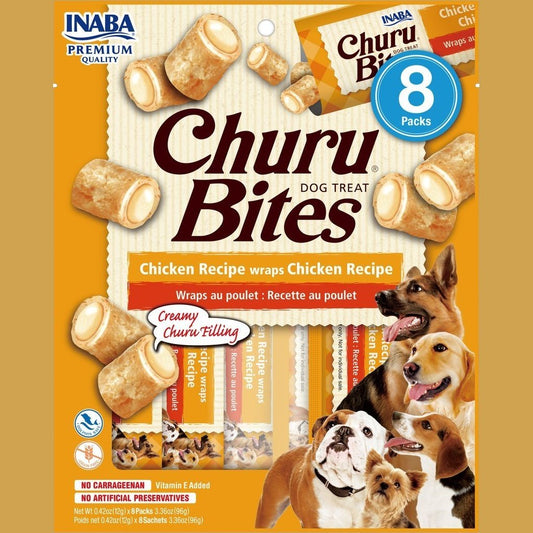 Churu Bites Chicken Wraps Chicken Recipe Dog Treats