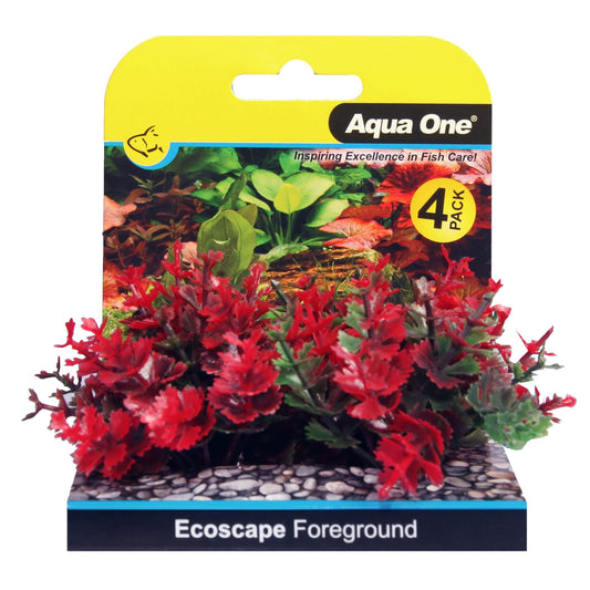 Aqua One Ecoscape Foreground Catspaw 4pk Red