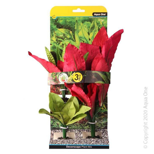 Aqua One Silk Plant 3pk