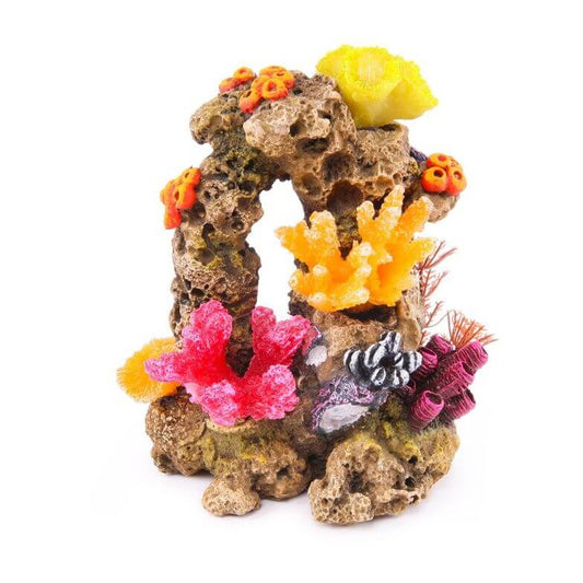 Kazoo Reef Rock With Coral & Plants Medium