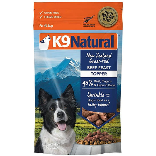 K9 Natural Freeze Dried Beef Dog Food Topper